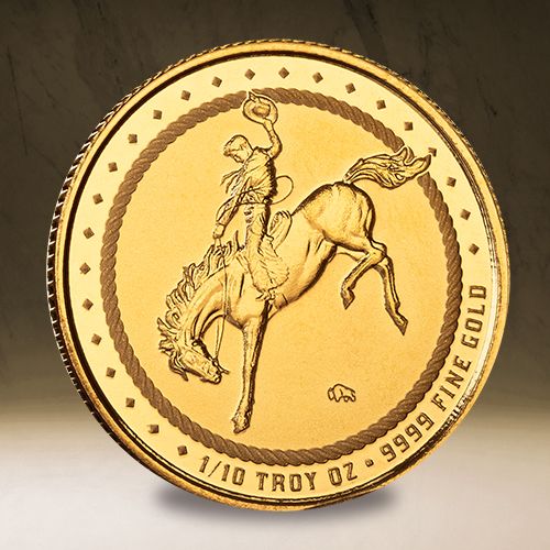 Buy 1/10 oz Scottsdale Mint Cowboy Gold Round | SD Bullion