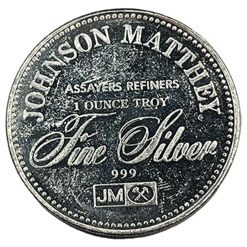 Buy 1 oz Vintage Johnson Matthey Silver Round - Design Our Choice