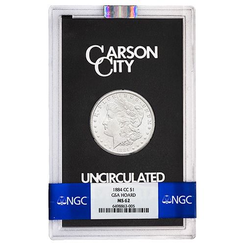 1882\u002D1884\u002DCC\u0020NGC\u0020MS\u002D62\u0020Morgan\u0020Silver\u0020Dollar\u0020GSA\u0020with\u0020Box\u0020\u0026\u0020COA\u0020\u002D\u0020Random\u0020Year