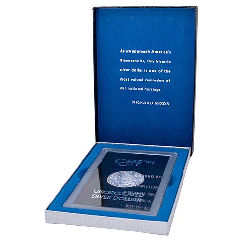 1882-1884-CC Morgan Silver Dollar GSA with Box & COA - Random Year
