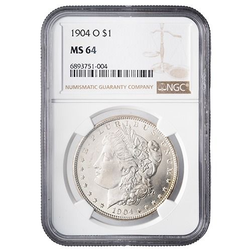 1904\u002DO\u0020NGC\u0020MS\u002D64\u0020Morgan\u0020Silver\u0020Dollar\u0020Coin