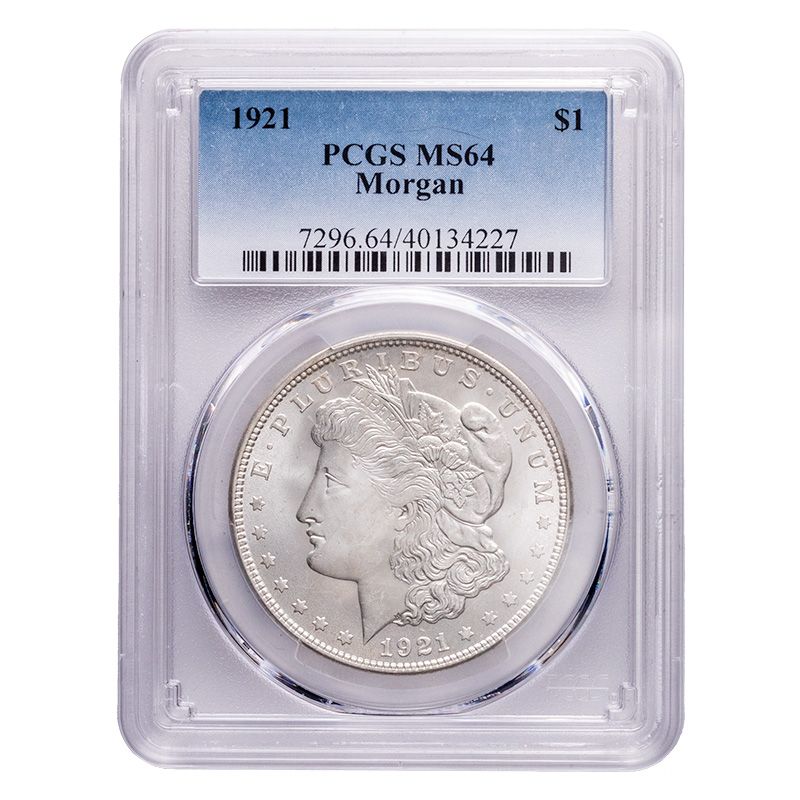 アメリカ 1921 1ドル 銀貨 NGC MS64+ Morgan 040 1921 Morgan Silver Dollar Coin MS64 (PCGS or NGC) l JM Bullion™
