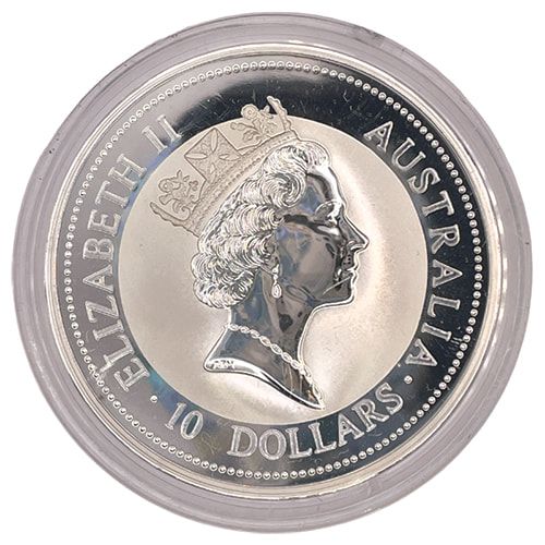Buy 1996 10 oz Australian Kookaburra Silver Coin - SD Bullion