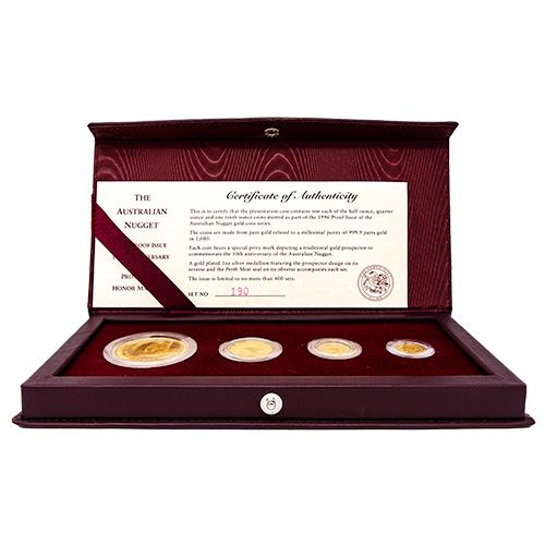 1996\u0020Australian\u0020Gold\u0020Nugget\u0020Proof\u00204\u002DCoin\u002010th\u0020Anniversary\u0020Set