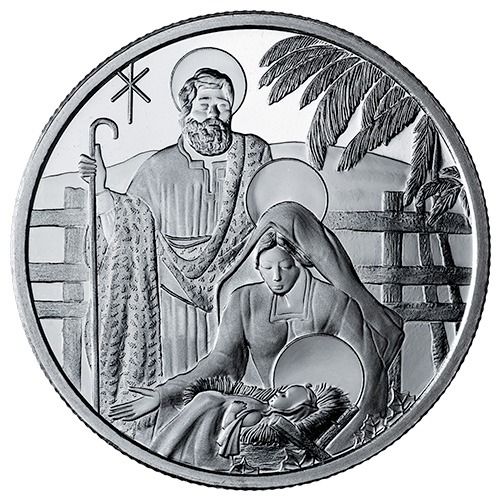 1\u0020oz\u0020Nativity\u0020Scene\u0020Silver\u0020Round