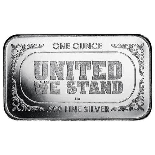 1 oz American Flag Divisible Silver Bar (4 x 1/4 oz