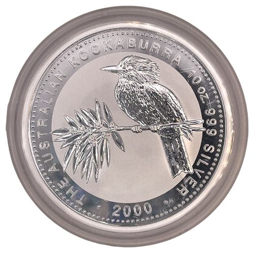 2000\u002010\u0020oz\u0020Australian\u0020Kookaburra\u0020Silver\u0020Coin