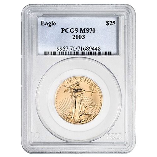 2003\u0020PCGS\u0020MS\u002D70\u00201\u002F2\u0020oz\u0020American\u0020Gold\u0020Eagle\u0020Coin\u0020