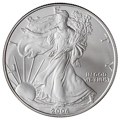 2006\u002DW\u00201\u0020oz\u0020American\u0020Silver\u0020Eagle\u0020Burnished\u0020Coin\u0020with\u0020Box\u0020and\u0020COA
