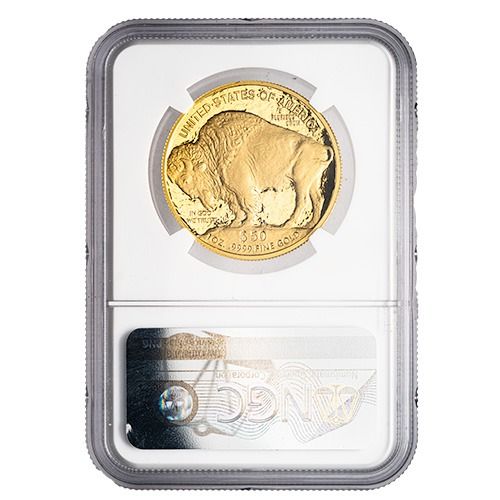 2009-W NGC PF-70 1 oz American Gold Buffalo Proof Coin - Mike Castle Signature Label