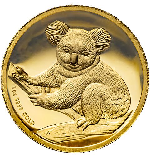 2009 PCGS PR-70 First Strikes 1 oz Australian Koala High Relief Proof Gold Coin