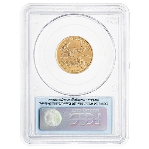 2009 PCGS MS-70 First Strike 1/4 oz American Gold Eagle Coin Free