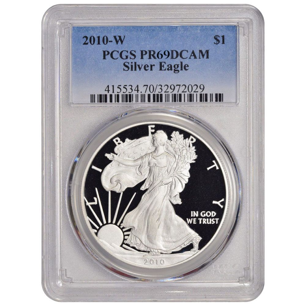 2010\u0020PCGS\u0020PR\u002D69\u00201\u0020oz\u0020American\u0020Silver\u0020Eagle\u0020Proof\u0020Coin