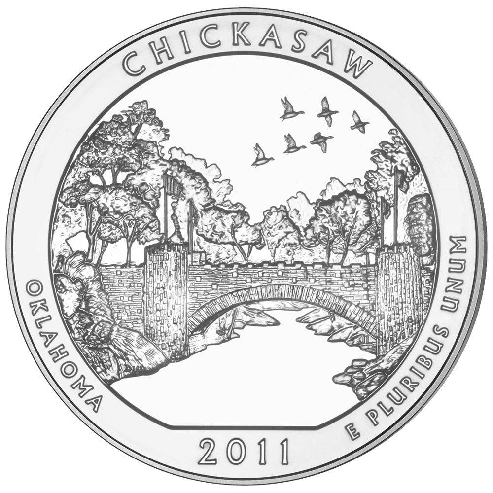 2011\u0020Chickasaw\u00205\u0020oz\u0020Burnished\u0020ATB\u0020Silver\u0020Coin\u0020\u002D\u0020America\u0020The\u0020Beautiful