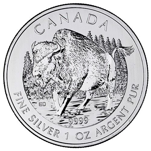 Canadian\u0020Wildlife\u0020Series\u0020Wood\u0020Bison\u00201\u0020oz\u0020.9999