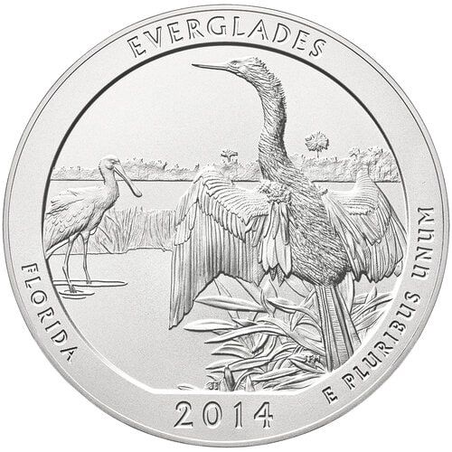 2014\u0020Everglades\u0020Park\u0020ATB\u00205\u0020oz\u0020Burnished\u0020Silver\u0020Coin\u0020\u002D\u0020America\u0020The\u0020Beautiful