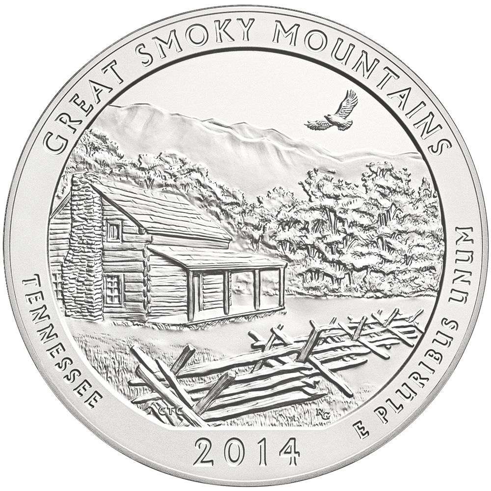 2014\u0020Great\u0020Smoky\u0020Mountain\u0020ATB\u00205\u0020oz\u0020Burnished\u0020Silver\u0020Coin\u0020\u002D\u0020America\u0020The\u0020Beautiful