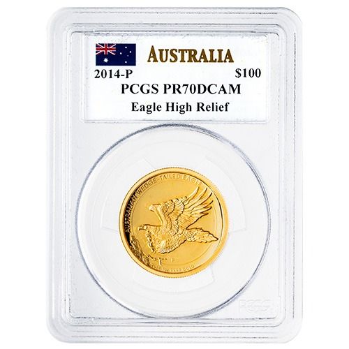2014\u002DP\u0020PCGS\u0020PR\u002D70\u00201\u0020oz\u0020Australian\u0020Wedge\u002DTailed\u0020Eagle\u0020High\u0020Relief\u0020Proof\u0020Gold\u0020Coin\u0020\u002D\u0020John\u0020Mercanti\u0020Label