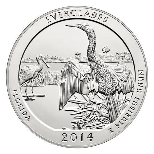 2014\u0020Everglades\u0020National\u0020Park\u0020ATB\u00205\u0020oz\u0020Silver\u0020Coin\u0020\u002D\u0020America\u0020The\u0020Beautiful