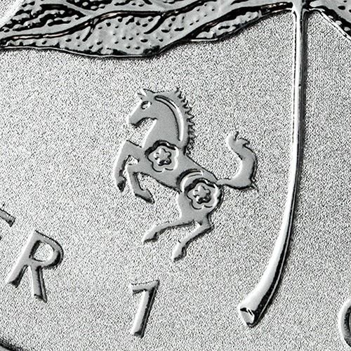 2014 1 oz Canadian Silver Maple Leaf Reverse Proof Coin - Horse