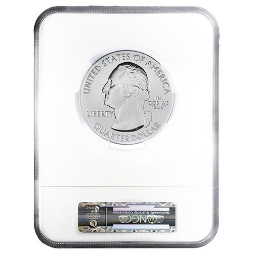 2014 NGC MS-69 PL Early Release 5 oz America The Beautiful Arches Silver Coin