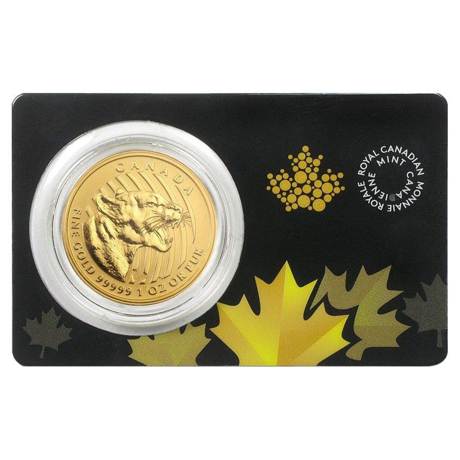 Buy 2015 1 oz Gold Growling Cougar - Call of the Wild Series