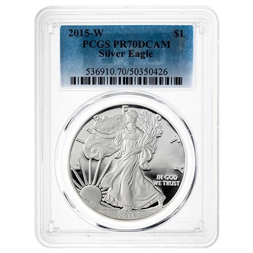 2015\u002DW\u0020PCGS\u0020PR\u002D70\u0020American\u0020Silver\u0020Eagle\u0020Proof