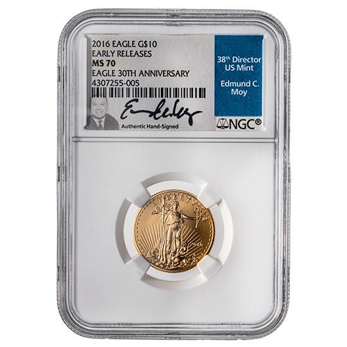 2016\u0020NGC\u0020MS\u002D70\u0020Early\u0020Releases\u00201\u002F4\u0020oz\u0020American\u0020Gold\u0020Eagle\u0020Coin\u0020\u002D\u0020Edmund\u0020C.\u0020Moy\u0020Label