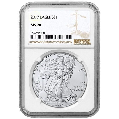 2017\u0020NGC\u0020MS\u002D70\u0020American\u0020Silver\u0020Eagle\u0020Coin