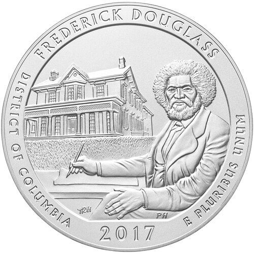 2017\u0020Frederick\u0020Douglass\u0020ATB\u00205\u0020oz\u0020Burnished\u0020Silver\u0020Coin\u0020\u002D\u0020America\u0020The\u0020Beautiful
