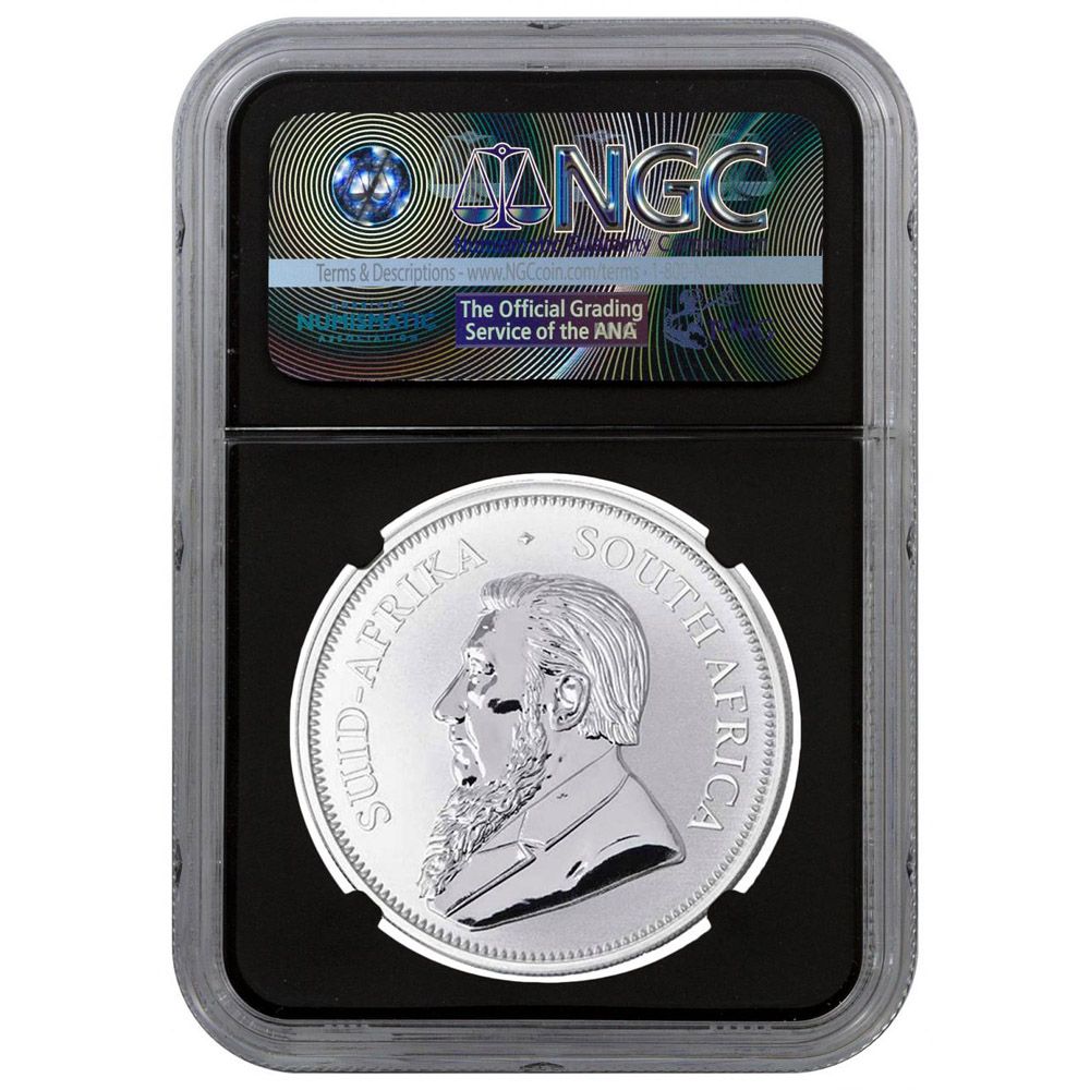 2017 South African Krugerrand Silver Coin 1 oz - NGC SP-70 Early Releases Black Core