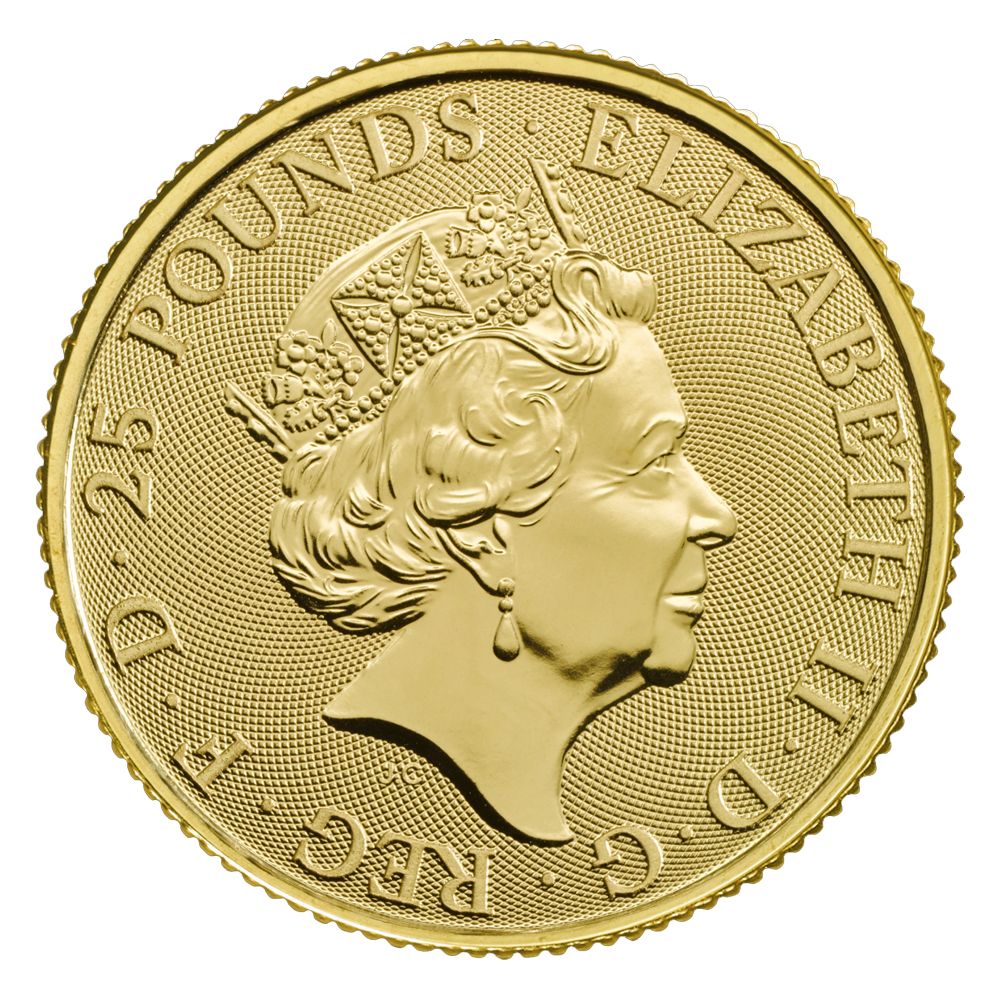 2018 1/4 oz Gold Queen's Beasts Black Bull of Clarence