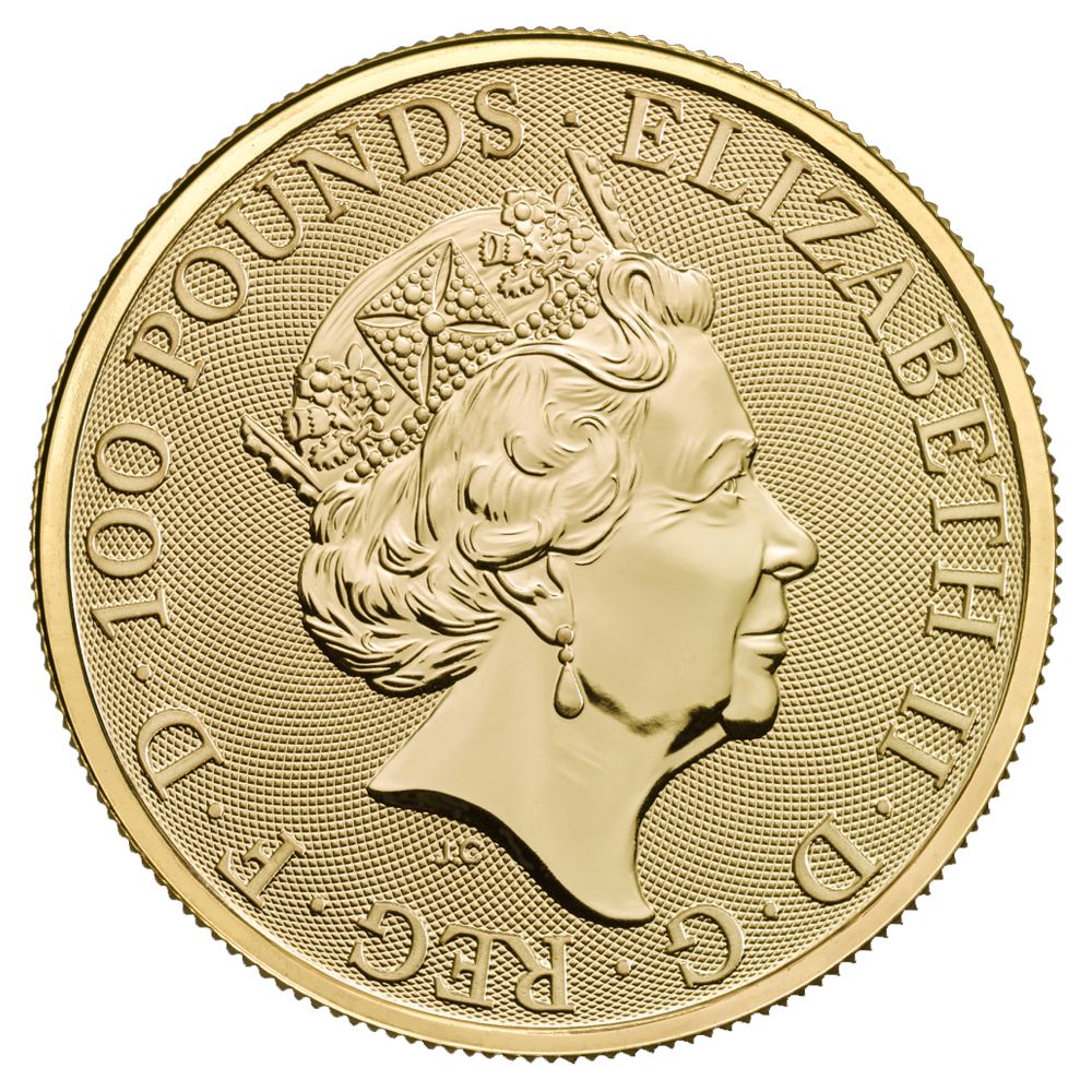 2018 1 oz Gold Queen's Beasts Unicorn of Scotland