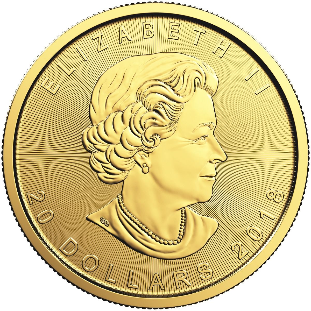 2018 1/2 oz Canadian Gold Maple Leaf Coin