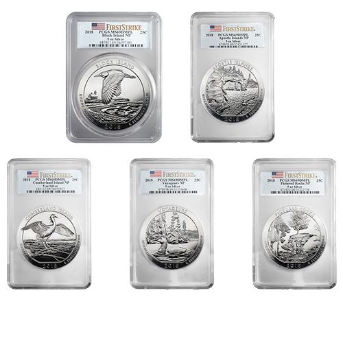 2018\u0020PCGS\u0020MS\u002D69\u0020DMPL\u0020First\u0020Strike\u00205\u0020oz\u0020America\u0020The\u0020Beautiful\u0020Silver\u00205\u002DCoin\u0020Set