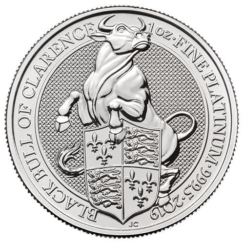 2019\u00201\u0020oz\u0020Queen\u0027s\u0020Beasts\u0020Black\u0020Bull\u0020Platinum\u0020Coin