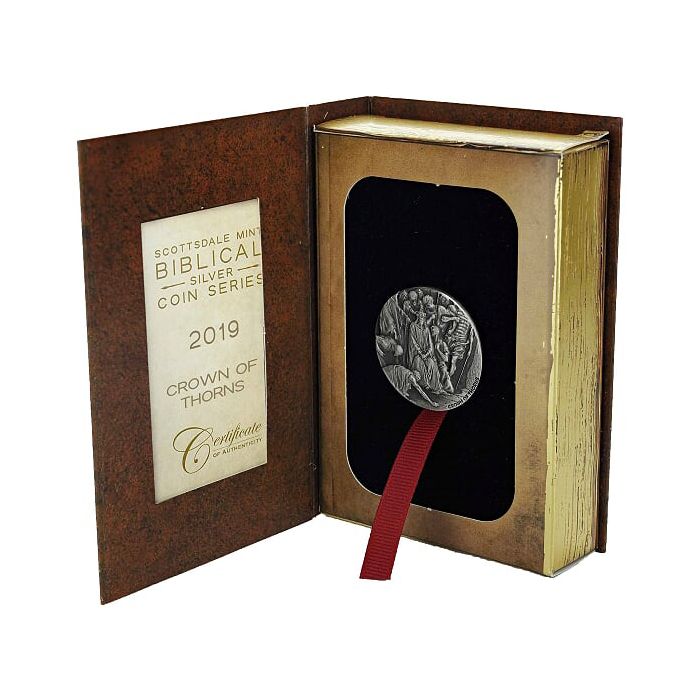 Buy 2019 2 oz Crown of Thorns Silver Coin - Biblical Series | SD