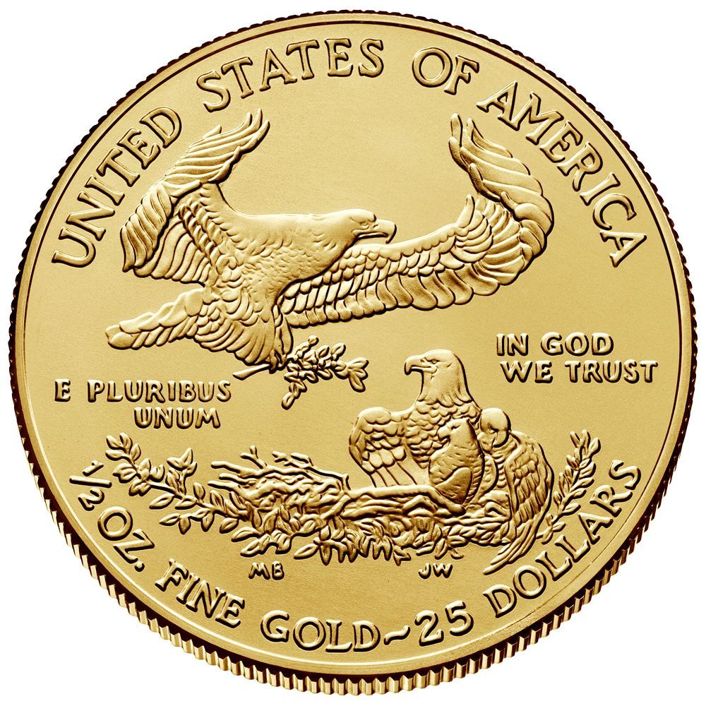 2020 1/2 oz American Gold Eagle Coin BU
