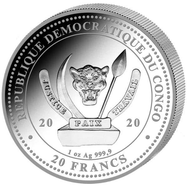 2020 1 oz Geiger The Whale Silver Coin - World's Wildlife