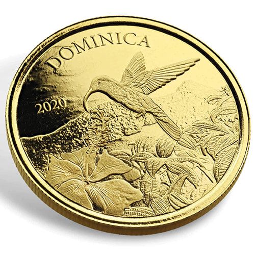 2020\u00201\u0020oz\u0020Dominica\u0020Hummingbird\u0020Gold\u0020Coin