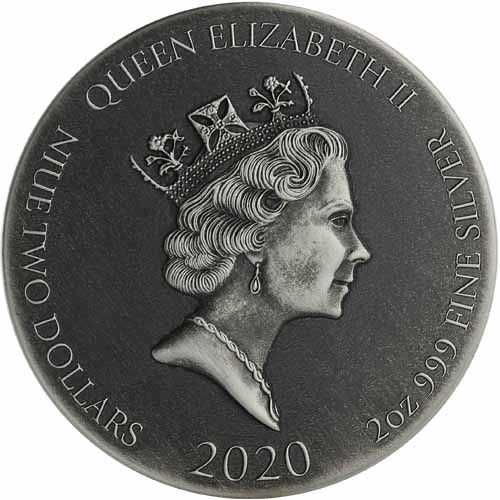 Buy 2020 2 oz Jesus Walking on the Sea Biblical Silver Coin Series