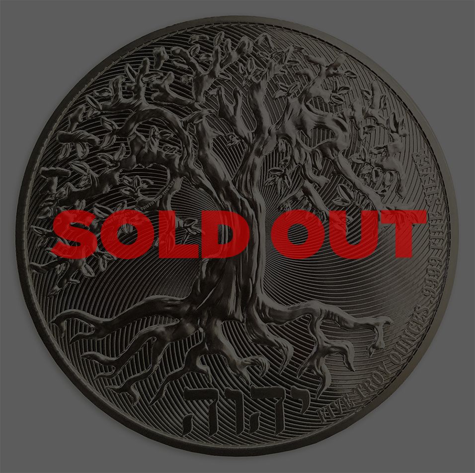 2020 5 oz Tree of Life Silver Coin - High Relief | Only 1,000 Made