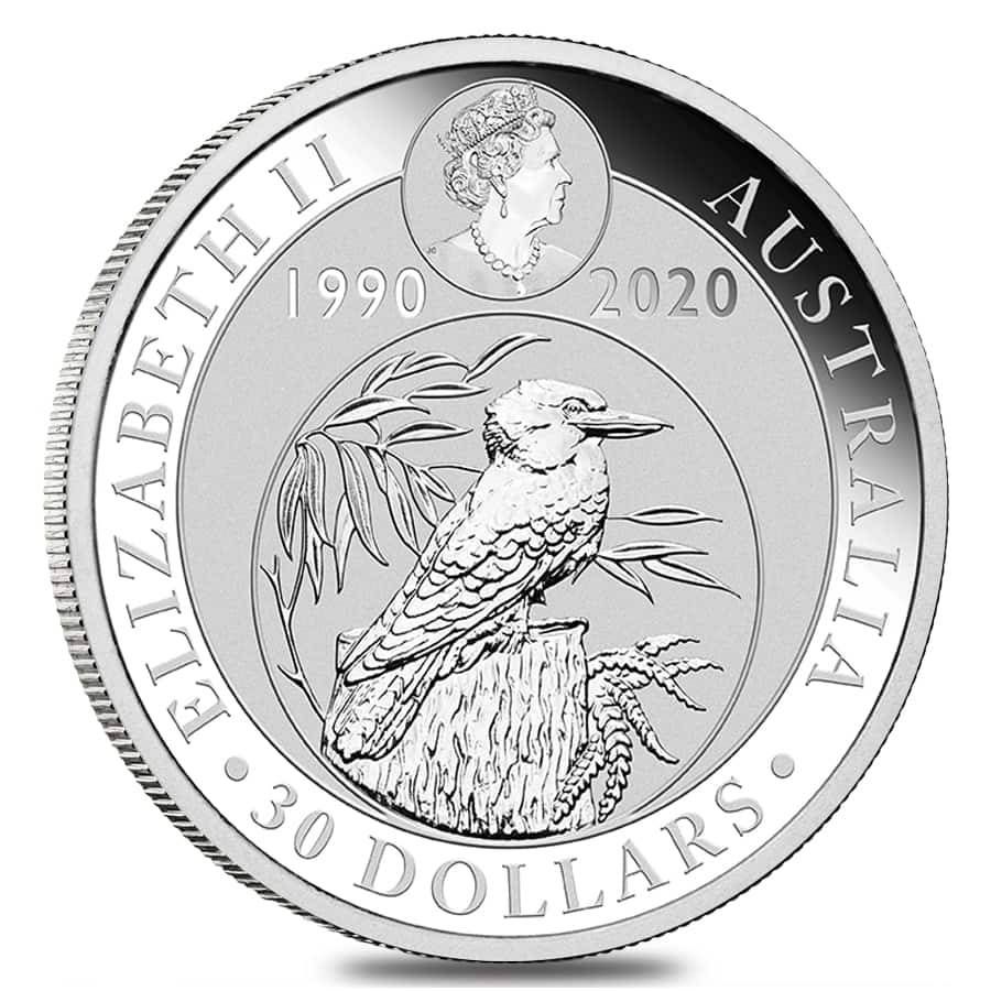 2020 1 Kilo Australian Kookaburra Silver Coin