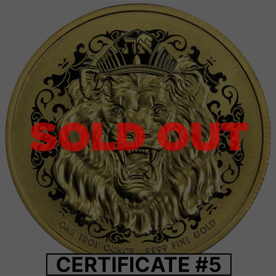 2021\u00201\u0020oz\u0020Roaring\u0020Lion\u0020Proof\u0020Gold\u0020Coin\u0020\u002D\u0020COA\u0020\u00235