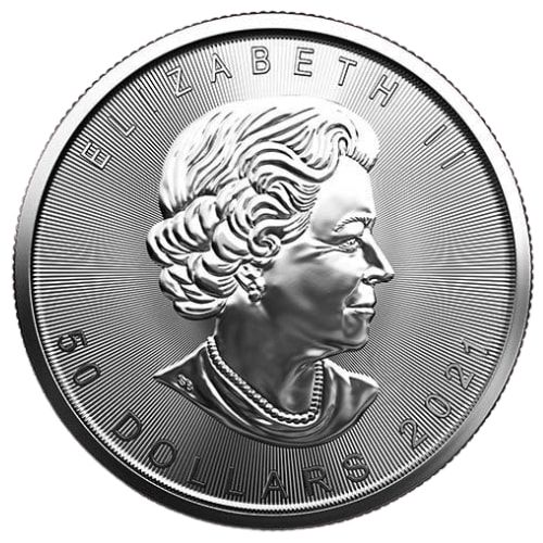 2021 1 oz Canadian Platinum Maple Leaf Coin BU