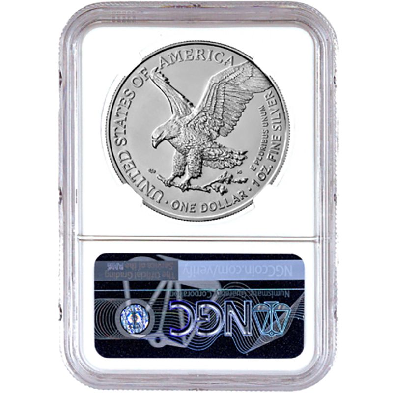 Buy 2023 NGC MS-69 1 oz American Silver Eagle Coin (Brown Label