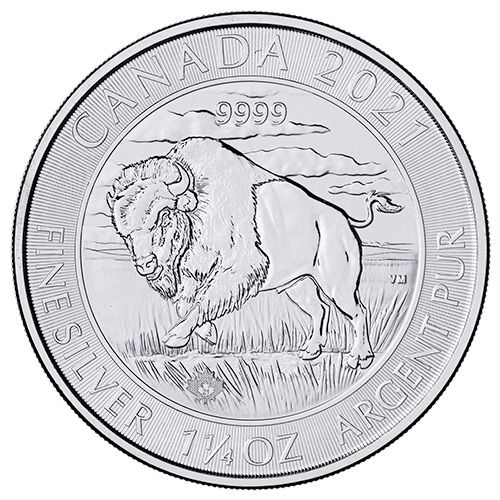 2021\u00201.25\u0020oz\u0020Canadian\u0020Silver\u0020Bison\u0020Coin