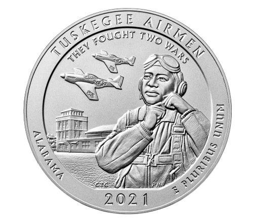 2021\u0020Tuskegee\u0020Airmen\u0020National\u0020Historic\u0020Site\u0020ATB\u00205\u0020oz\u0020Burnished\u0020Silver\u0020Coin\u0020\u002D\u0020America\u0020The\u0020Beautiful