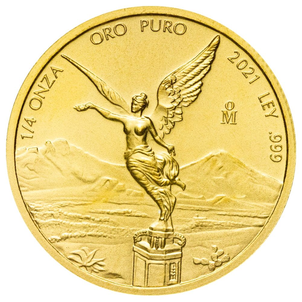 2021\u00201\u002F4\u0020oz\u0020Mexican\u0020Gold\u0020Libertad\u0020Coin\u0020\u0028BU\u0029