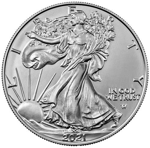 2021 PCGS MS-70 First Strike Type 2 American Silver Eagle Coin